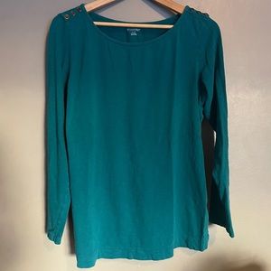 Dark Teal Maternity Shirt